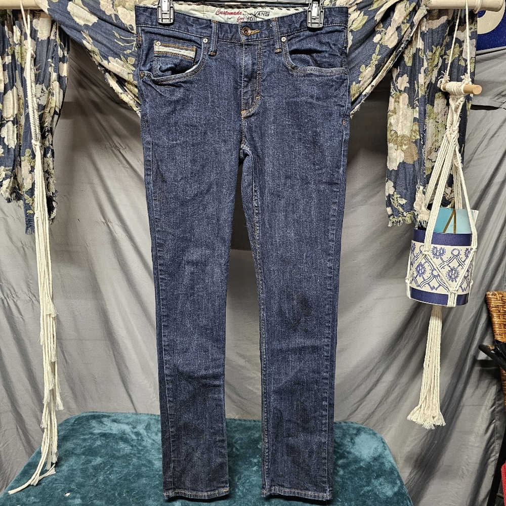 3/$25 Vans | Original Off the Wall Dark Denim Jeans size 30x30